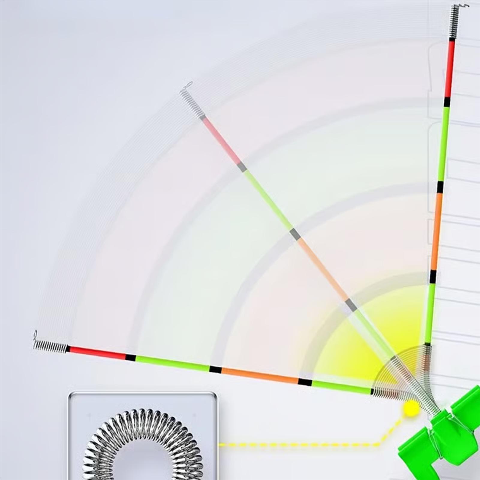 Ice Fishing Tip Up - Alarm wędkarski 3 sztuki, wysoka czułość,
