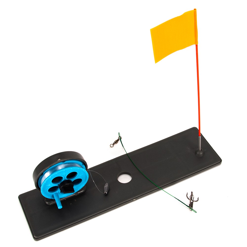 Ice Fishing Tip Up - Folding Winter Ice Fishing Rod Tip