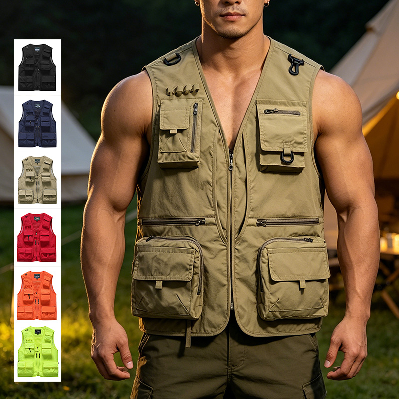 Fishing Vest Jacket - Letnia kamizelka robocza do aktywności na