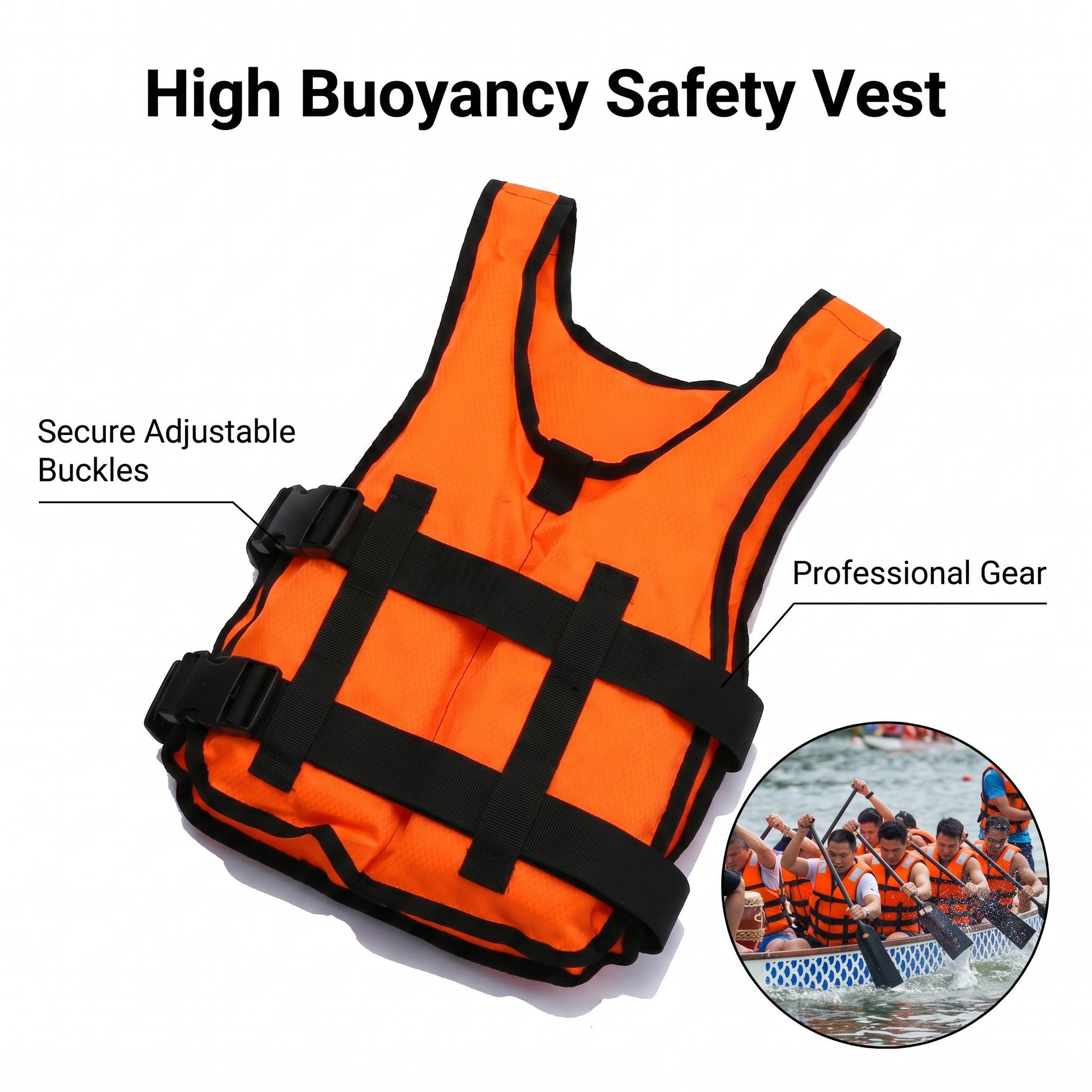 Fishing Vest Jacket - Regulowana kamizelka ratunkowa dla dorosłych, wielokolorowa