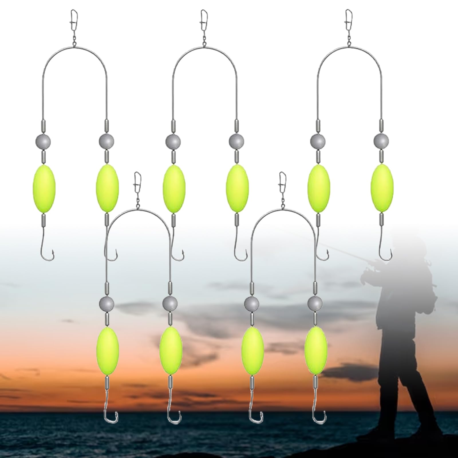 3/5/10 szt. Podwójny haczyk wę – Fishing Equipment Ebay recenzja i cena