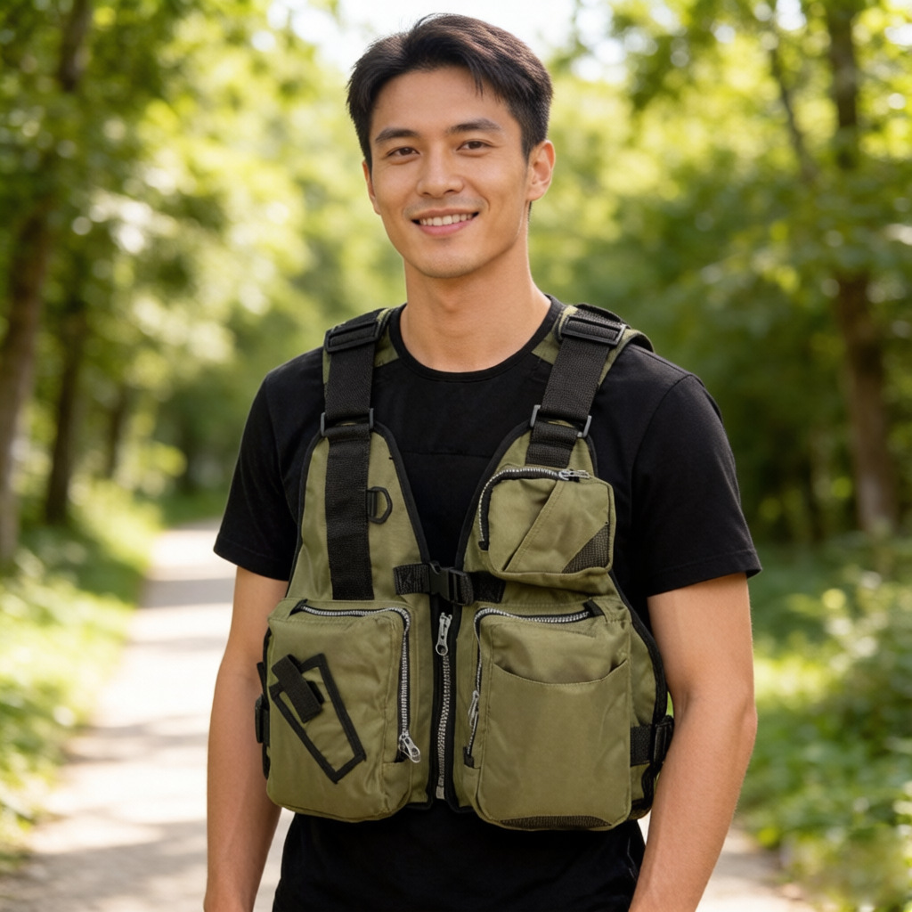 Kamizelka ratunkowa do połowu  – Fishing Vest Jacket recenzja i cena